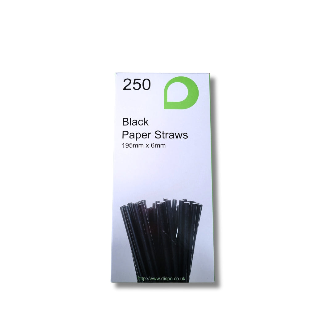 Black Paper Straws