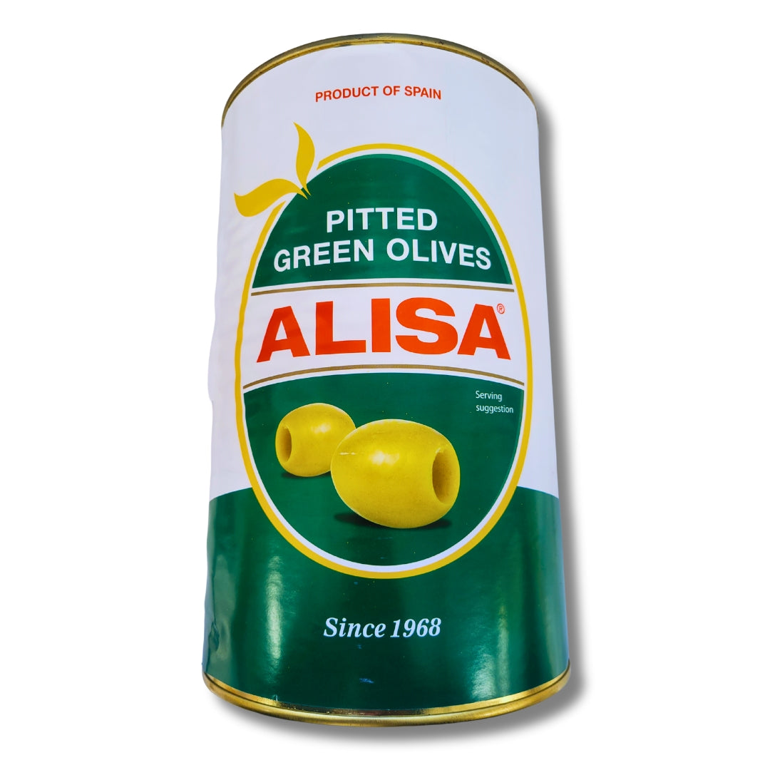 Green Pitted Olives - Alisa
