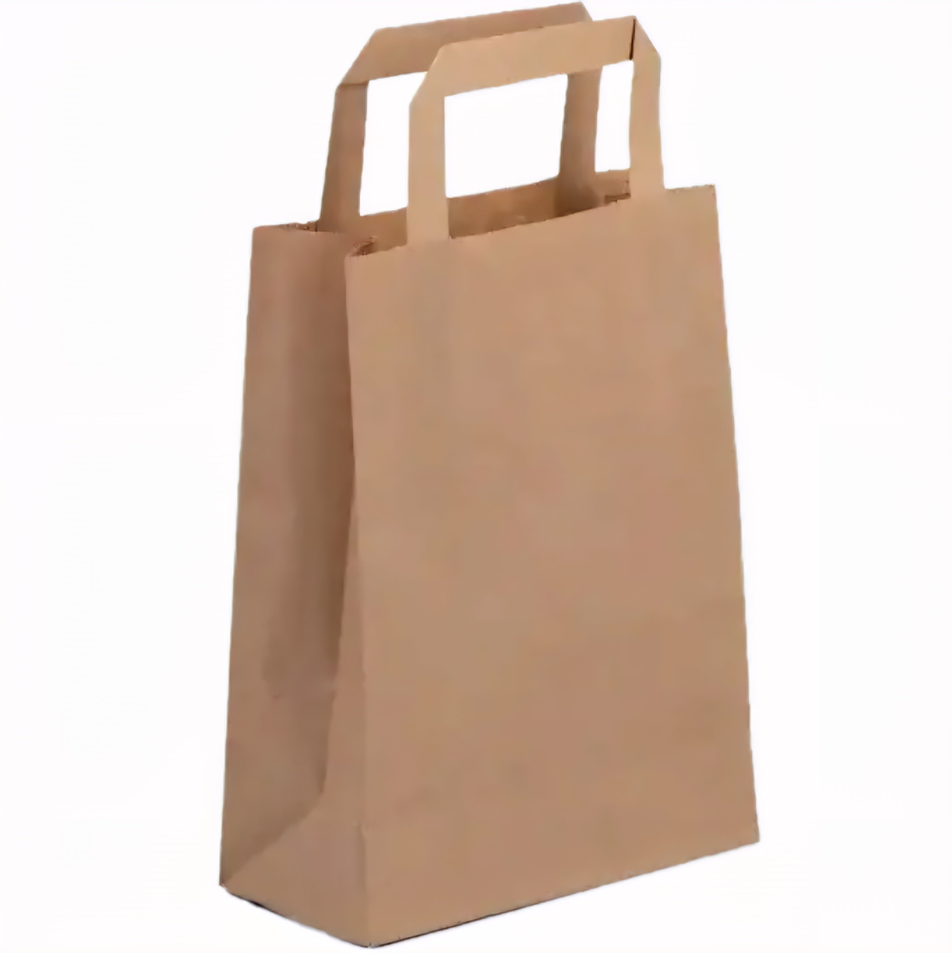 Bags Kraft Brown With Handle Large