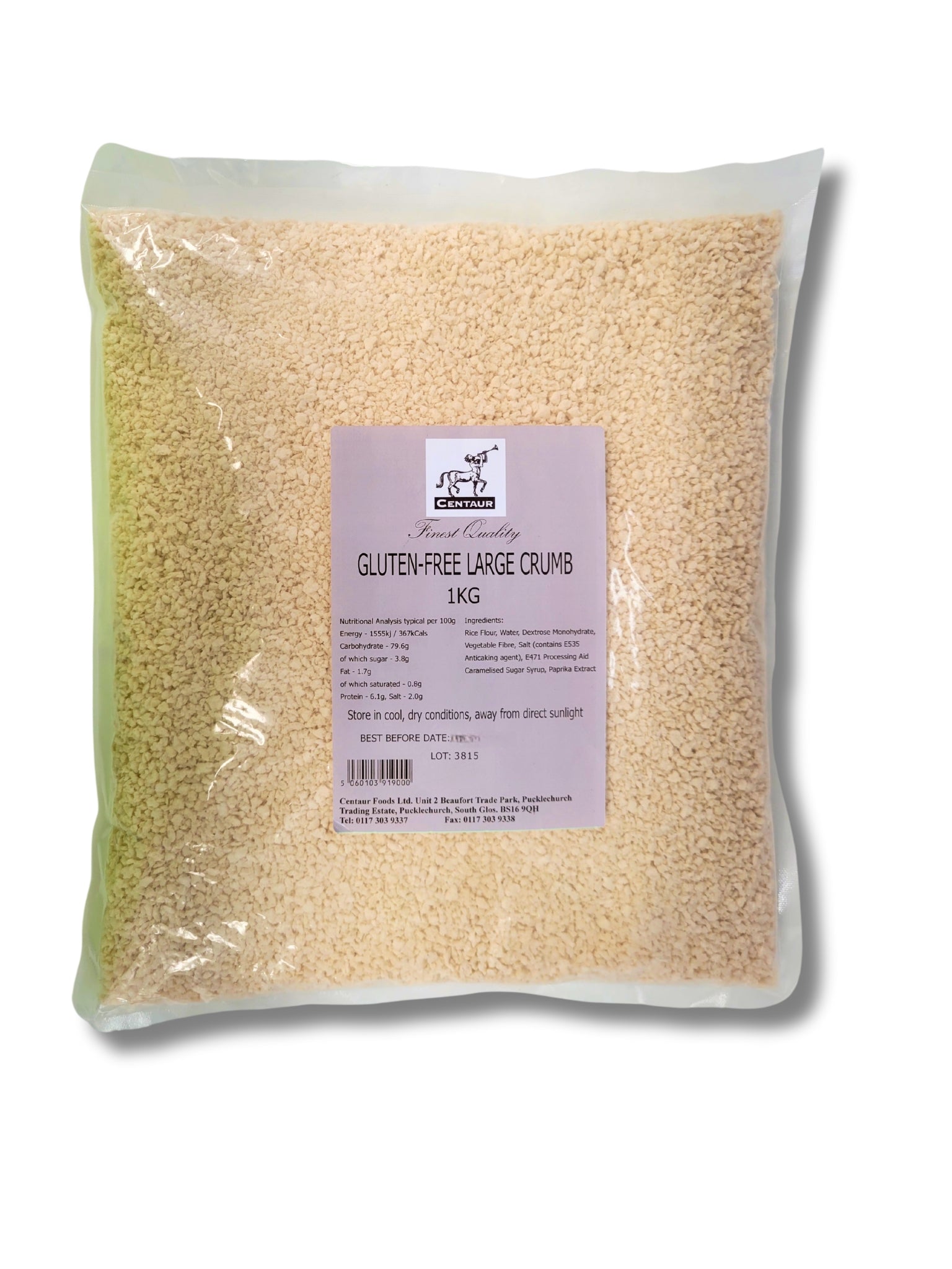 Gluten Free Breadcrumbs Large