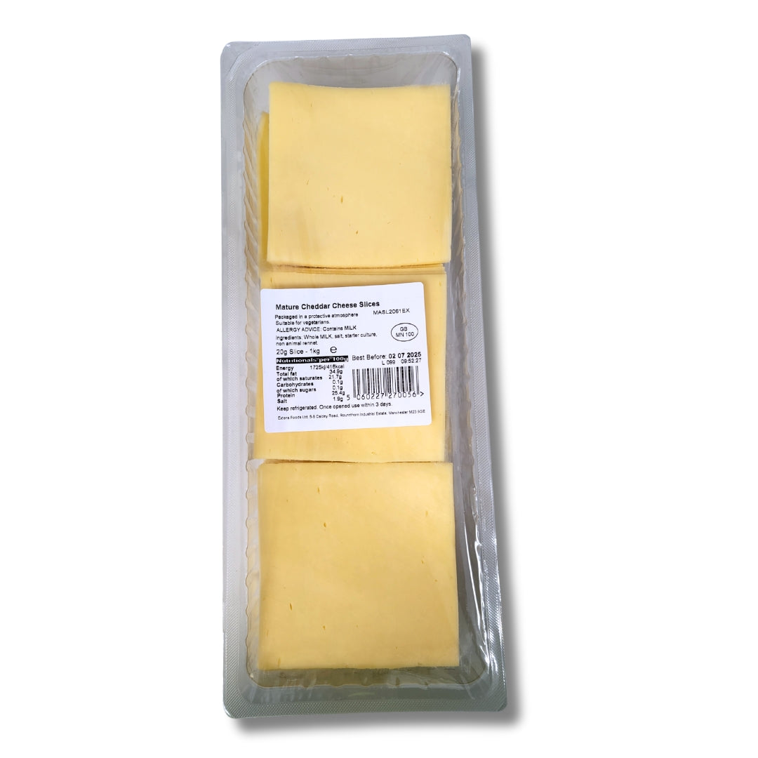 Sliced Mature Cheddar Cheese