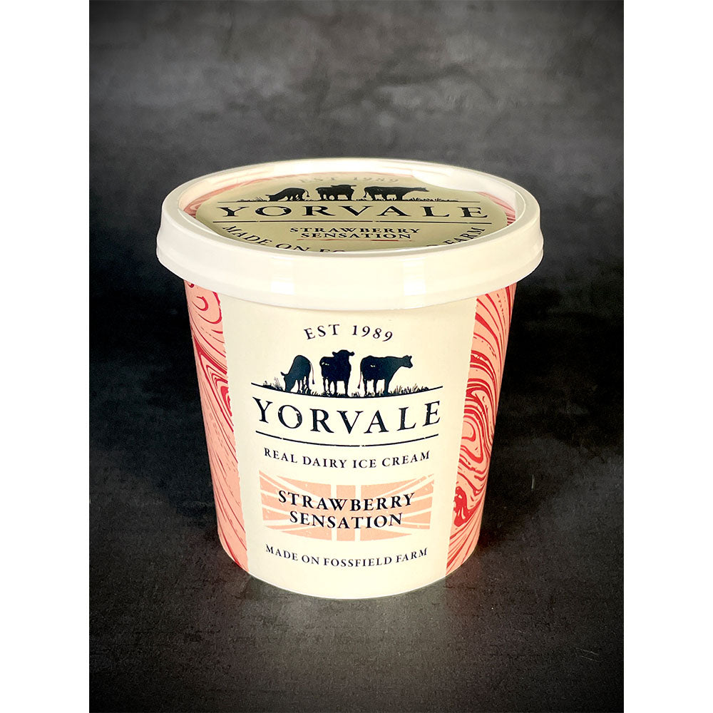 Ice Cream Yorvale Strawberry Tubs