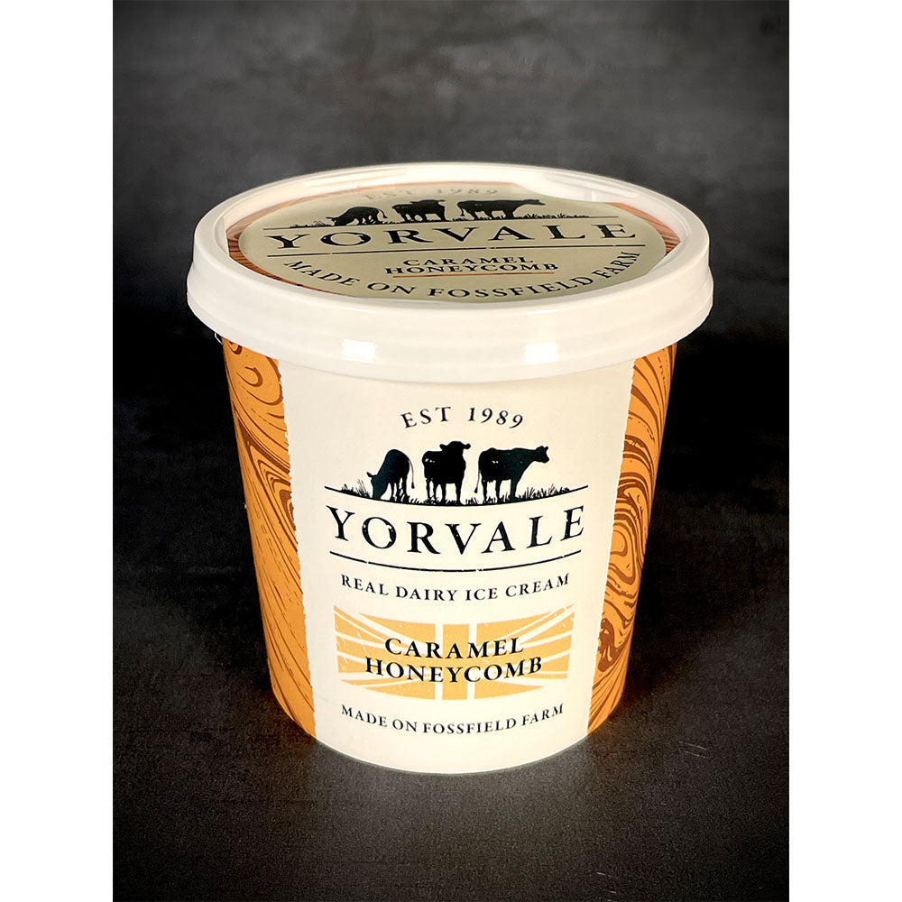 Ice Cream Yorvale Caramel Honeycomb Tubs