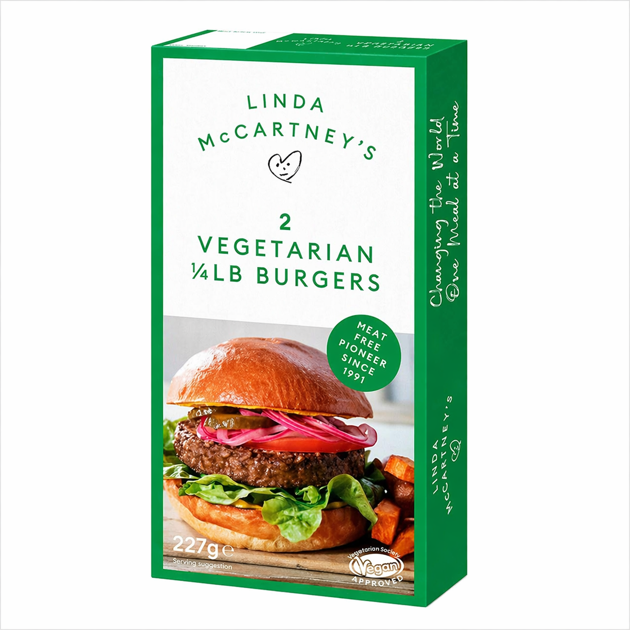 Frozen Vegetarian 2 Quarter Pounders