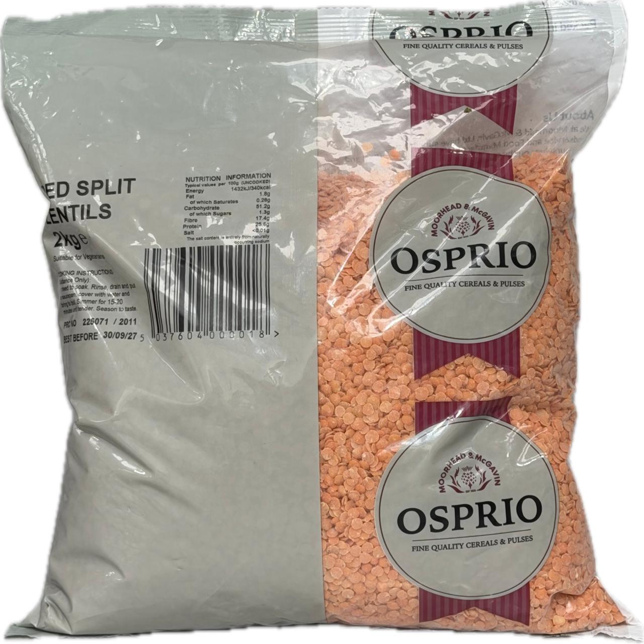 Lentils Red Split 2kg