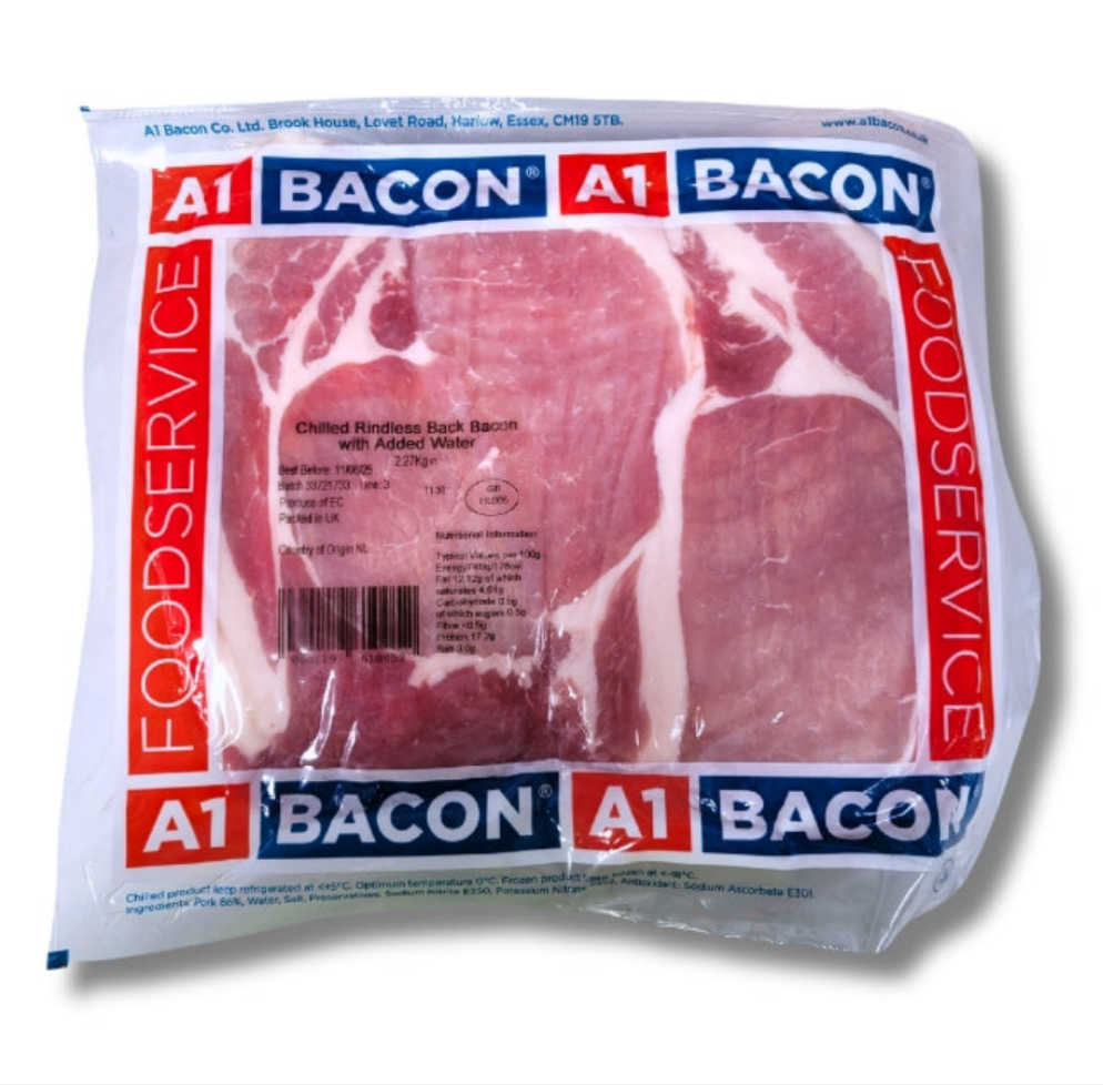 A1 Back Bacon Rindless