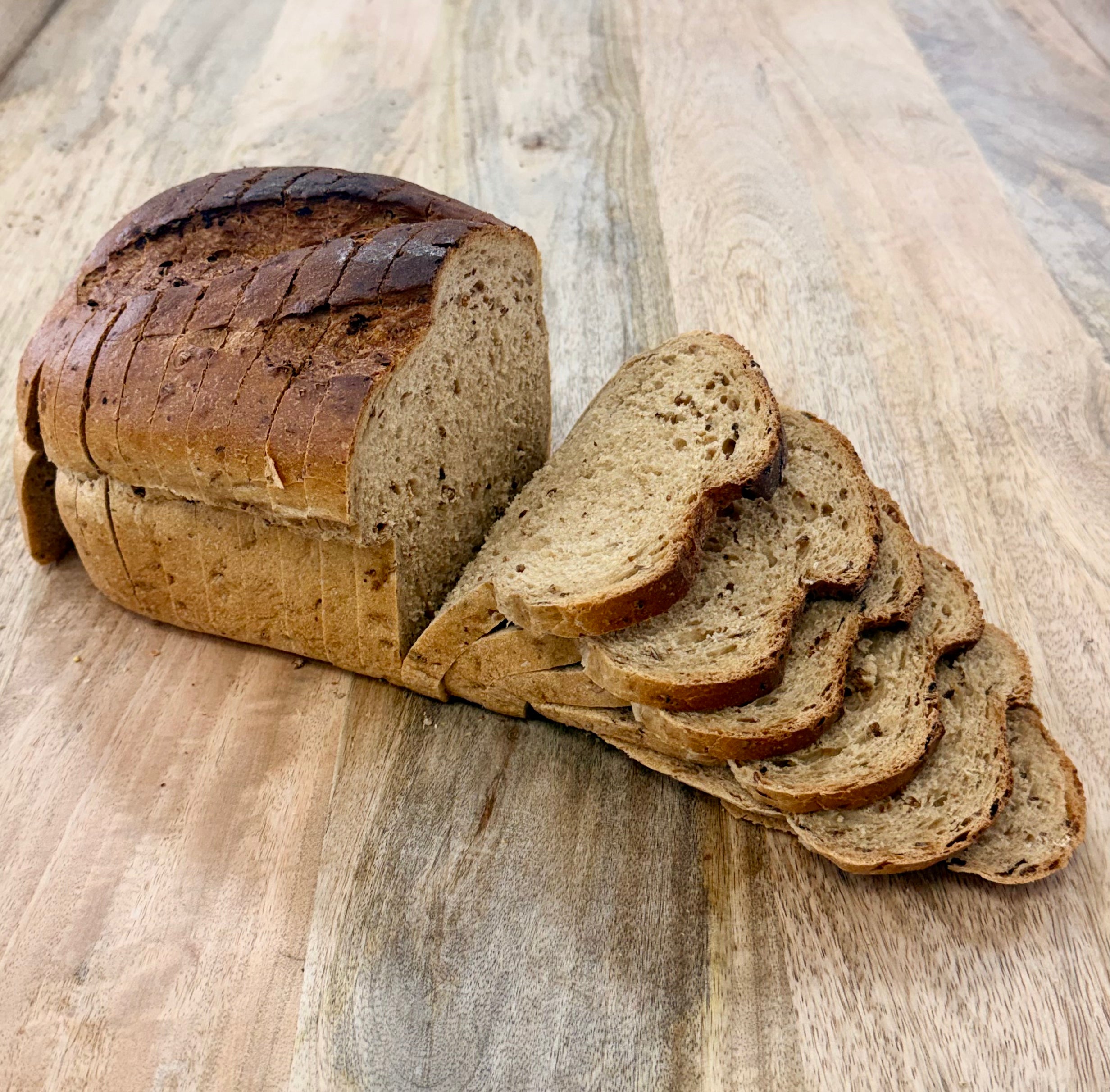 Coburn and Baker -Malt Grain Farmhouse loaf Sliced