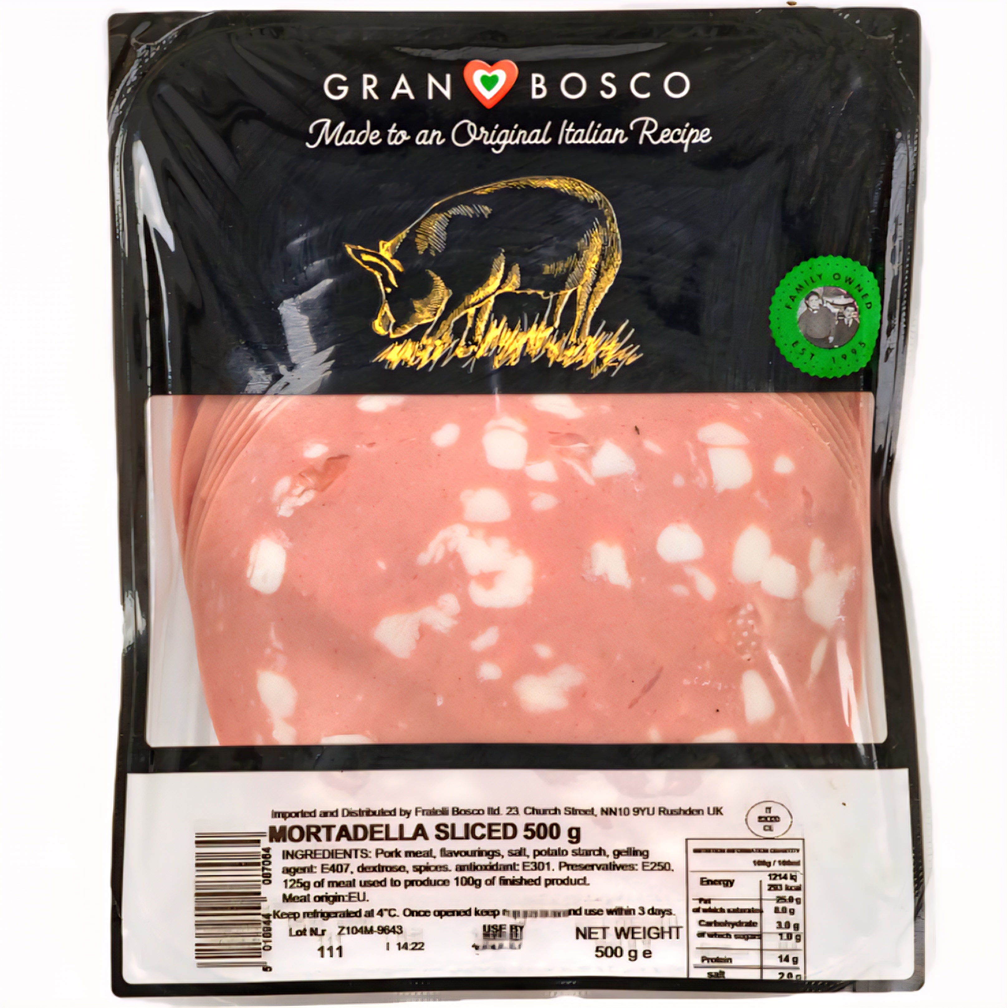 Sliced Mortadella