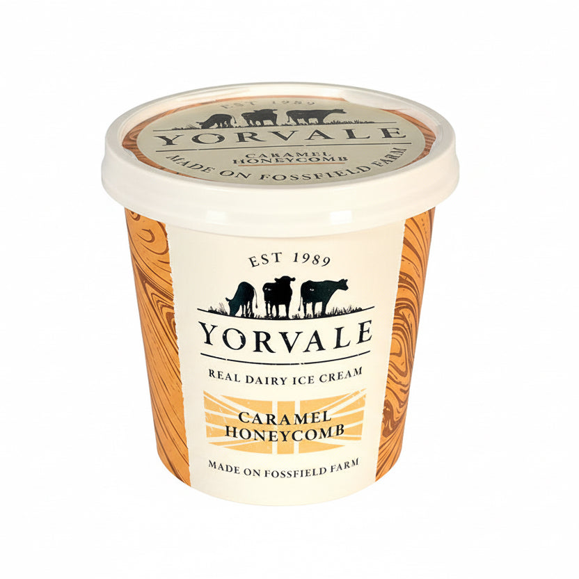 Ice Cream Yorvale Caramel Honeycomb Tubs