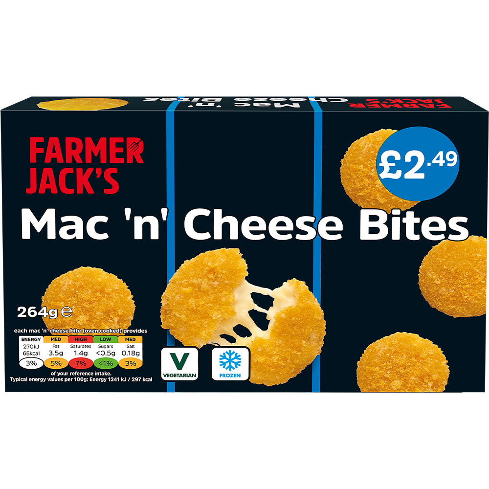 Frozen Cheese Bites Mac & Cheese