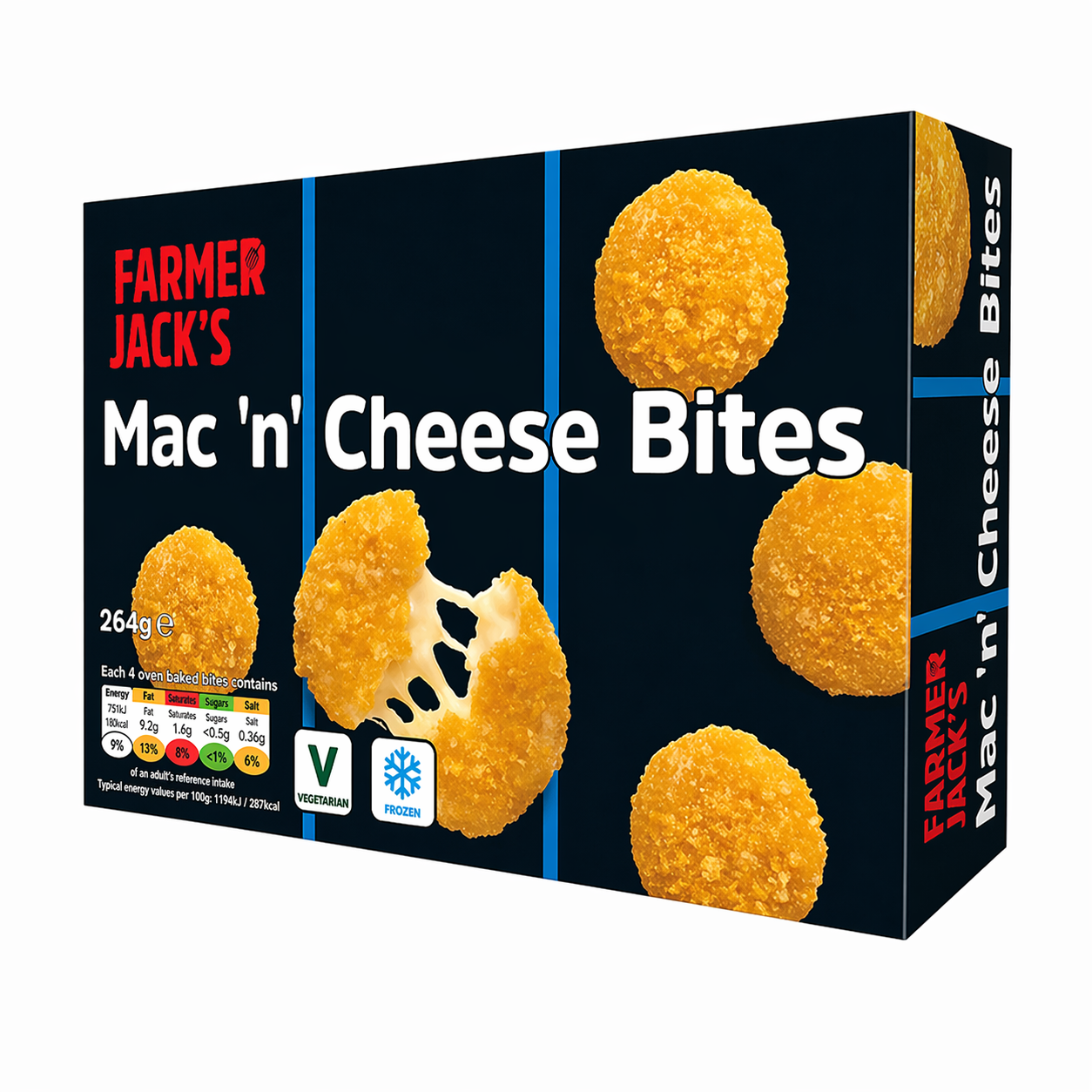 Frozen Cheese Bites Mac & Cheese