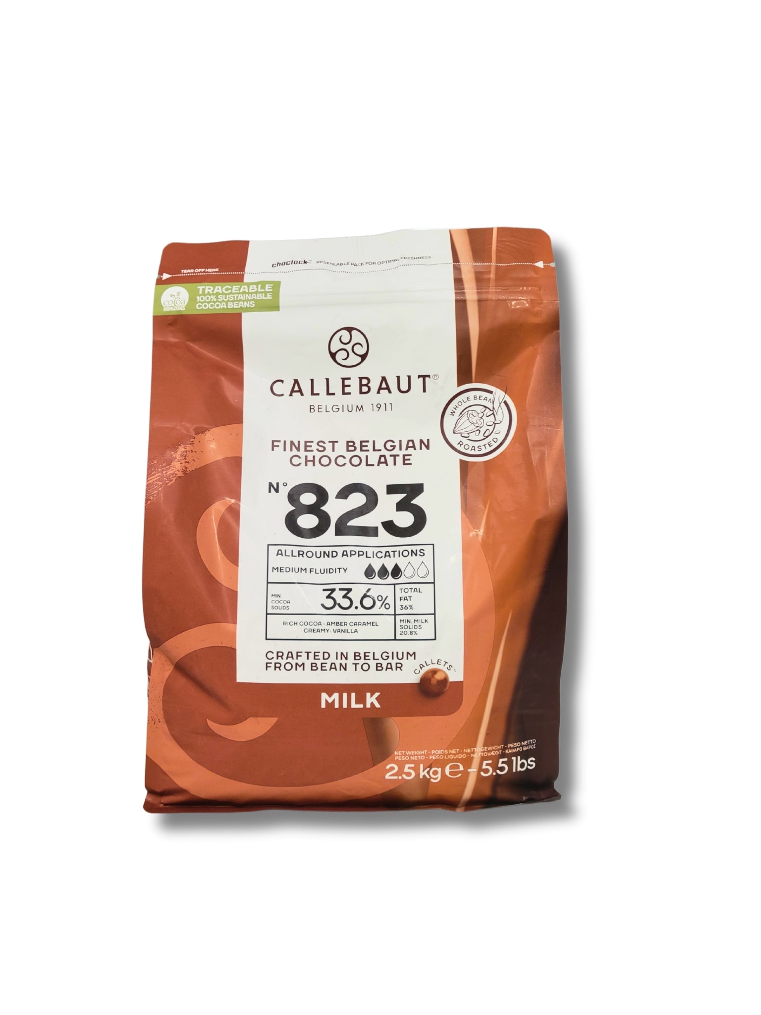 Callebaut Milk Chocolate Callet