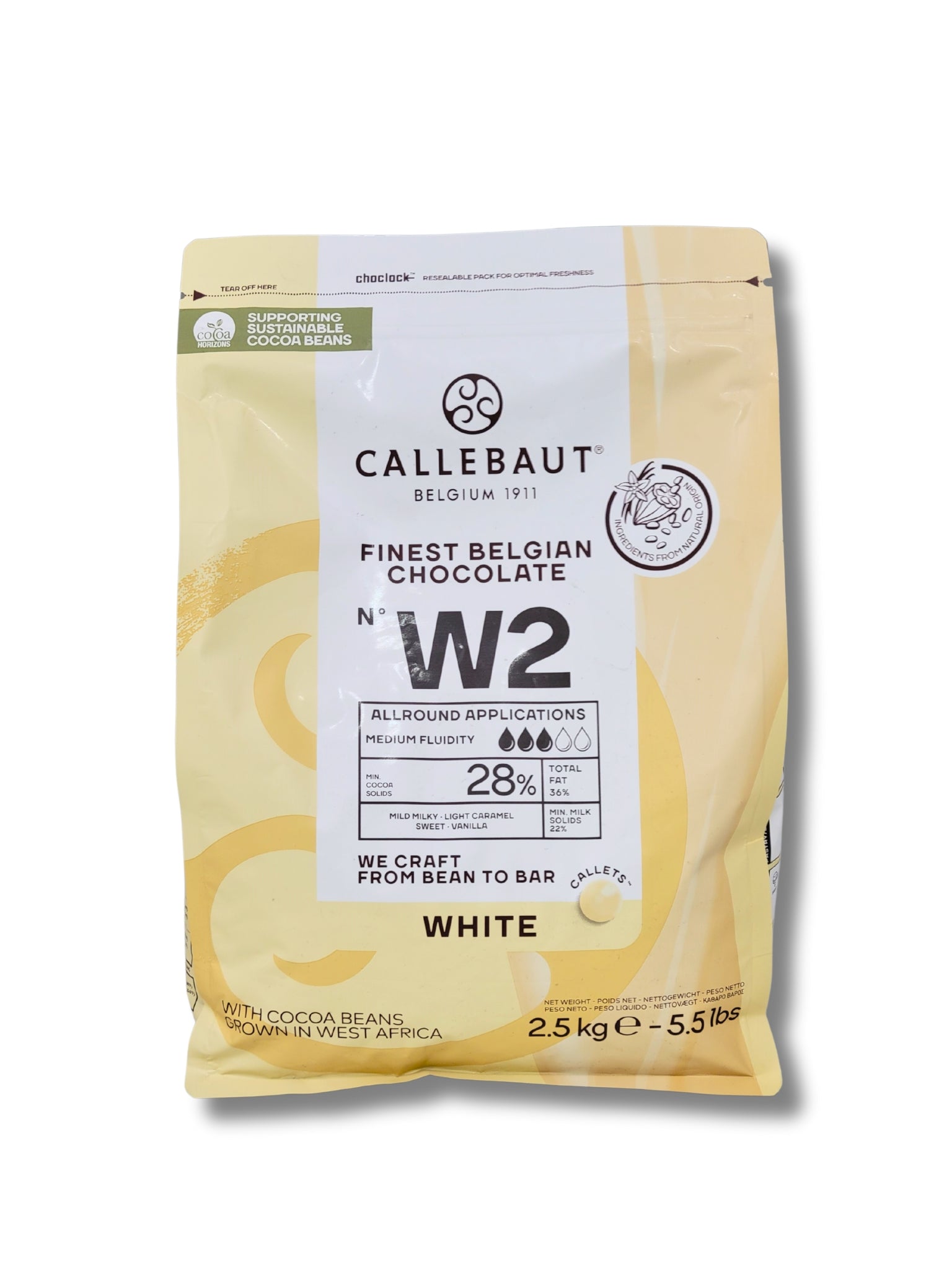 Callebaut White Choc Callets