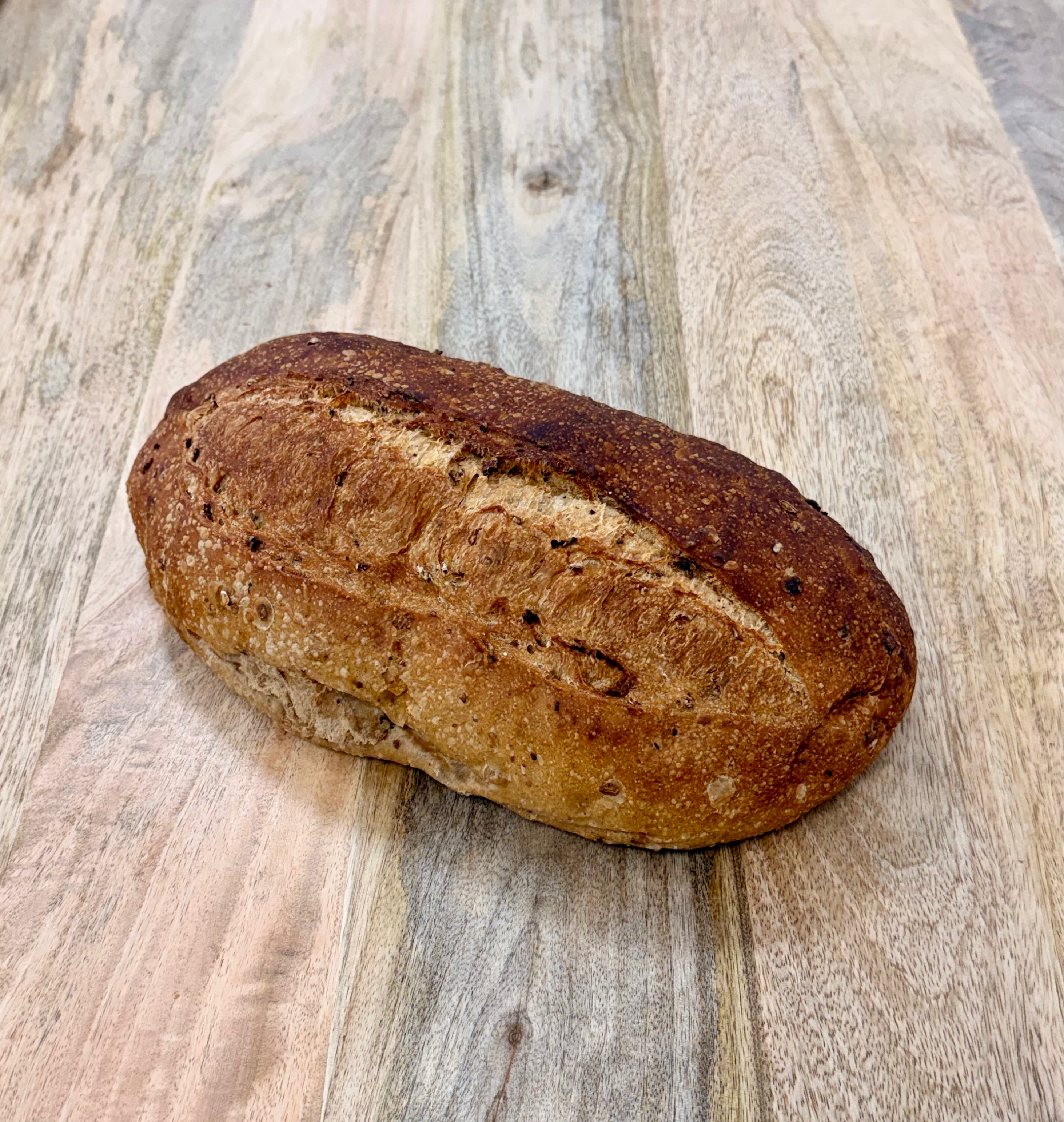Coburn and Baker - Fresh Granary Sourdough Bread Unsliced