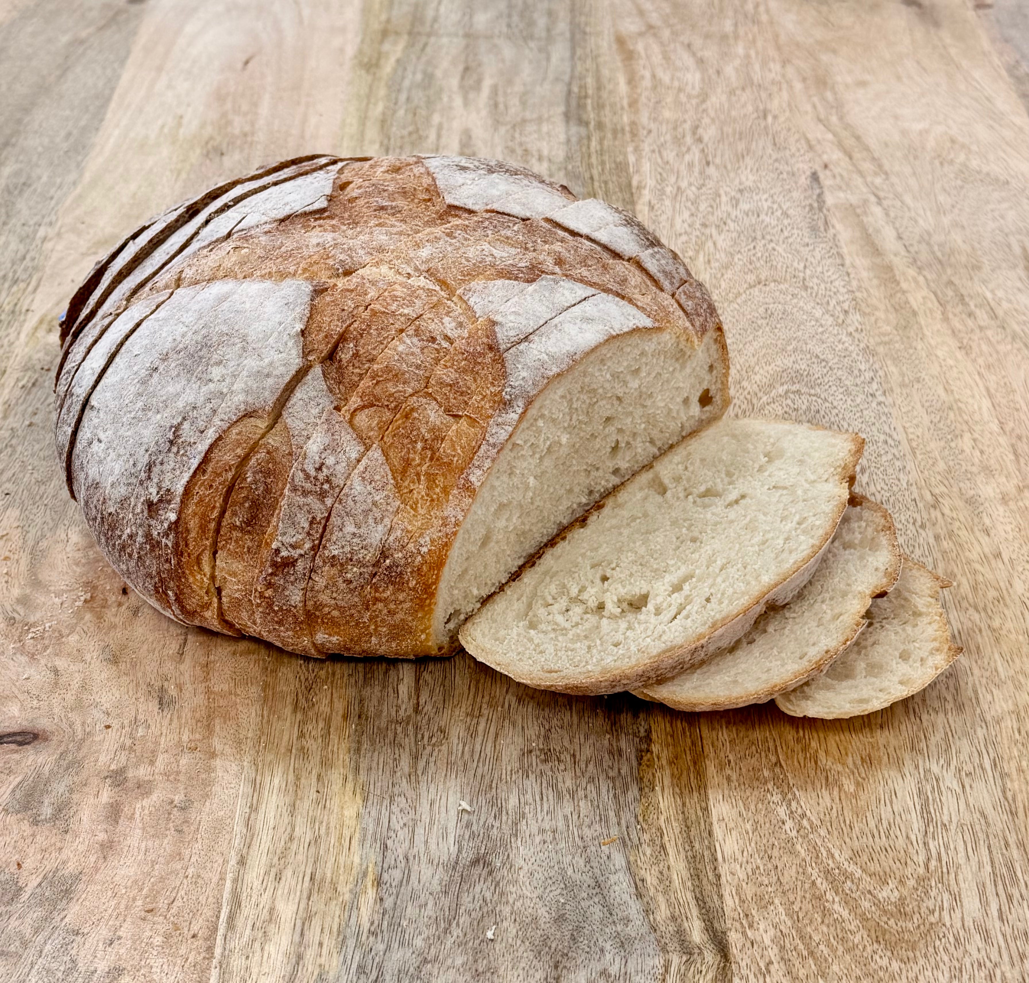Coburn and Baker - White Sourdough Bread Sliced
