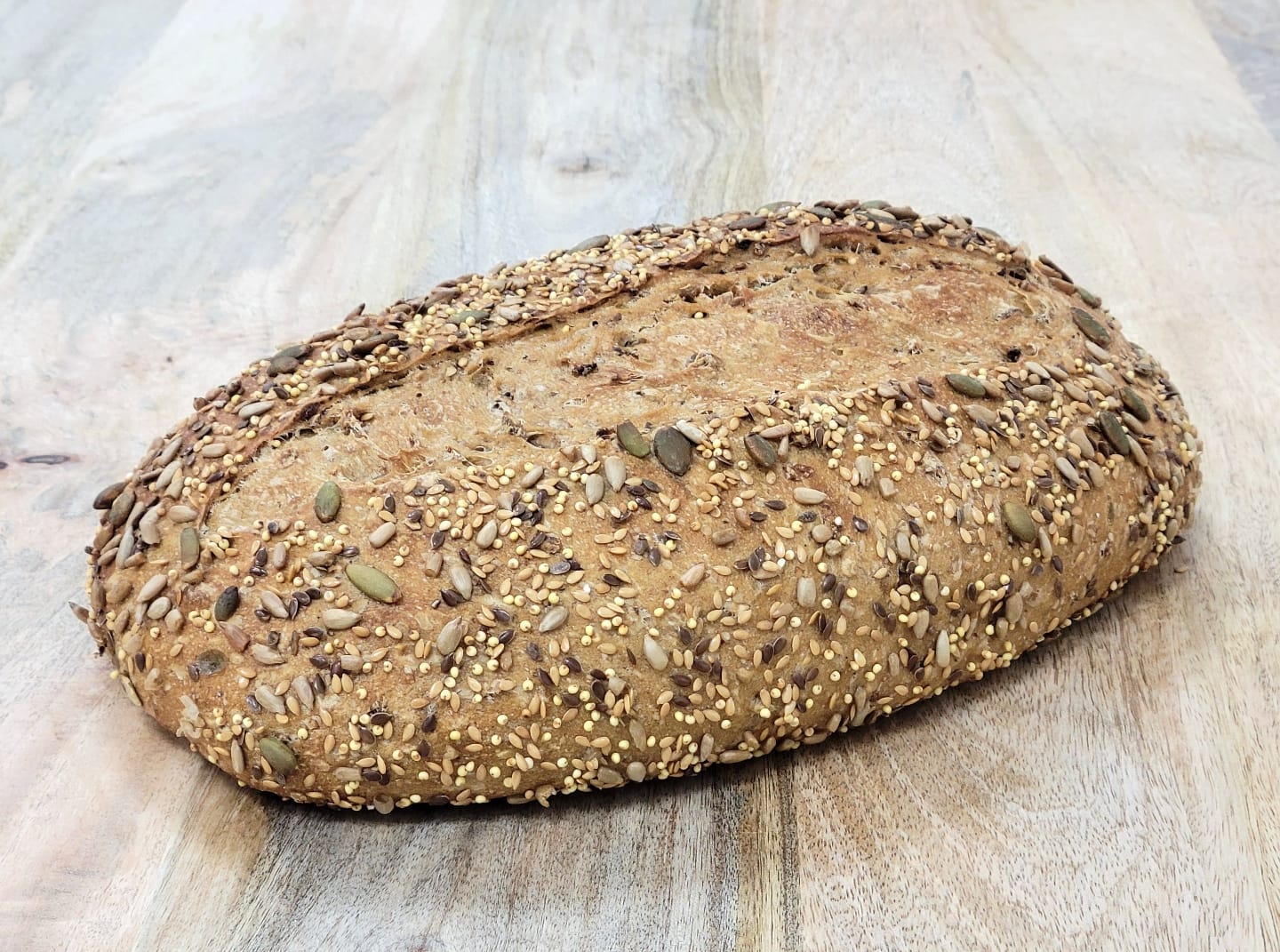 Coburn and Baker - Multiseed Sourdough Bread Unsliced