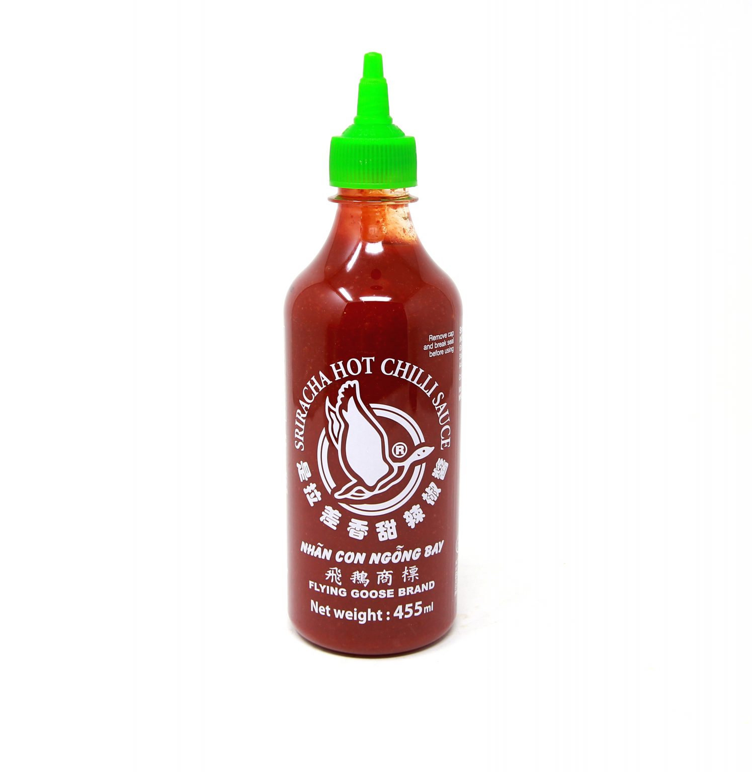 Flying Goose Sriracha Hot Chilli Sauce 455ml - Sunharvest Ltd